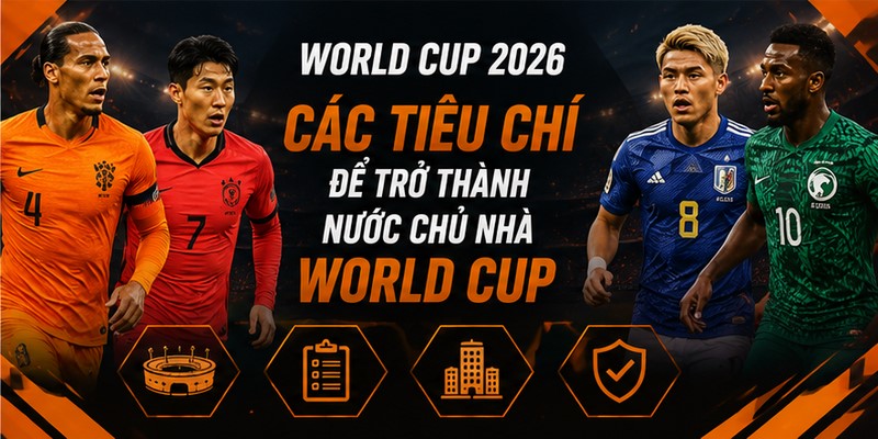 Các tiêu chí để trở thành nước chủ nhà World Cup